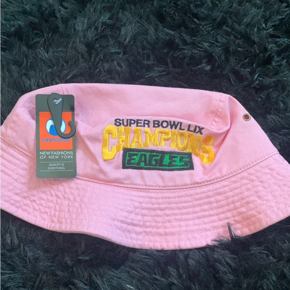 Pink Super Bowl LII Champions Bucket Hat